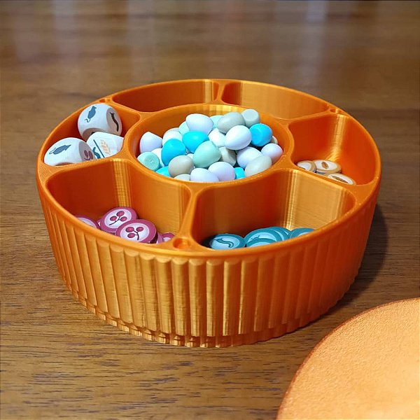 Organizador Giratório para Board Games (Meeple Hub)